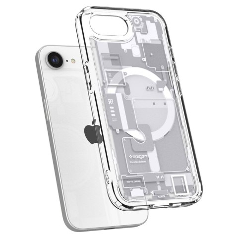 Etui case na iPhone 16e Zero One Ultra Hybrid MagSafe - białe SPIGEN
