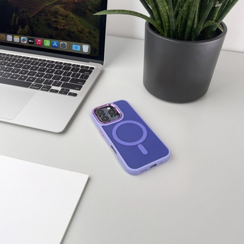 Etui na Samsung Galaxy S24 FE Fashion Case z MagSafe - fioletowe WOZINSKY