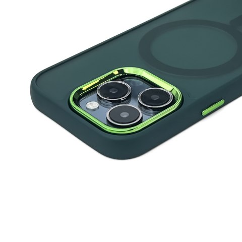 Etui na Samsung Galaxy S24 FE Fashion Case z MagSafe - zielone WOZINSKY