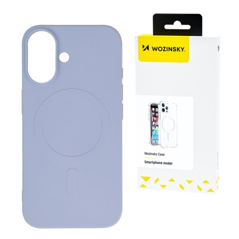 Silikonowe etui na Samsung Galaxy S24 FE Silicone Case MagSafe - fioletowe