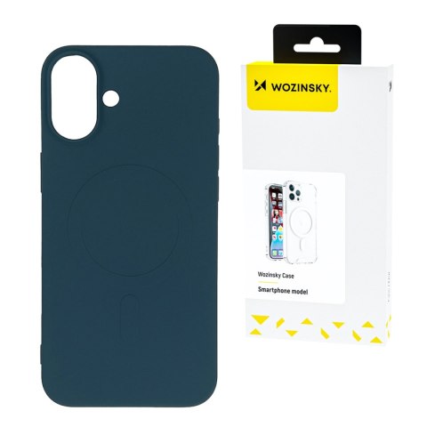 Silikonowe etui na Samsung Galaxy S24 FE Silicone Case MagSafe - niebieskie WOZINSKY