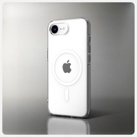 Etui na iPhone 16e z MagSafe Liquid Crystal Mag - przezroczyste SPIGEN