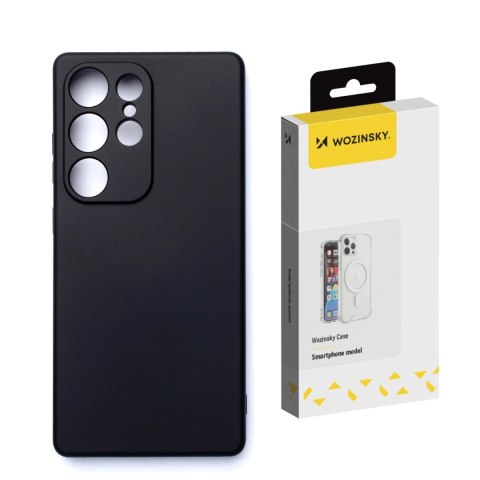 Etui ochronne na Samsung Galaxy S25 Ultra Soft Case - czarne WOZINSKY