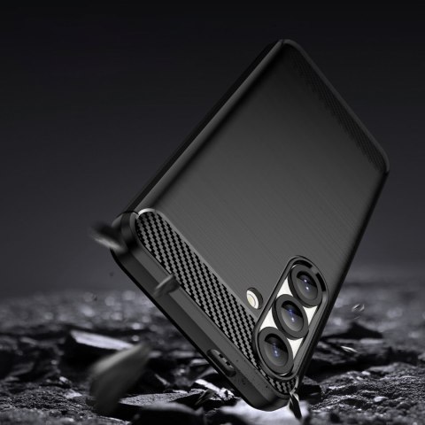 Etui elastyczne silikonowe na Google Pixel 10 Pro XL Carbon Case - czarne HURTEL