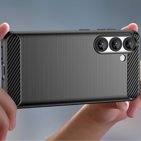 Etui elastyczne silikonowe na Google Pixel 10 Pro XL Carbon Case - czarne HURTEL