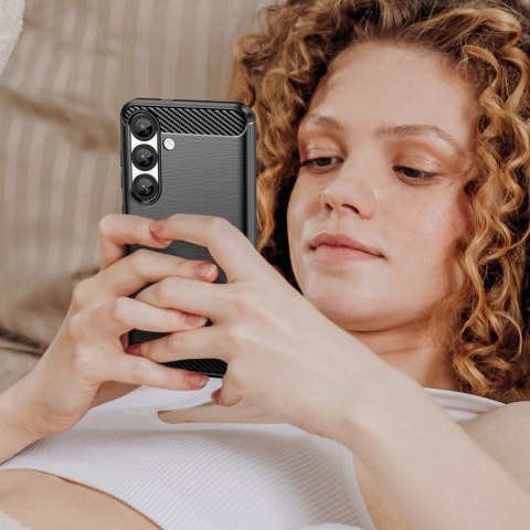Etui elastyczne silikonowe na Google Pixel 10 Pro XL Carbon Case - czarne HURTEL