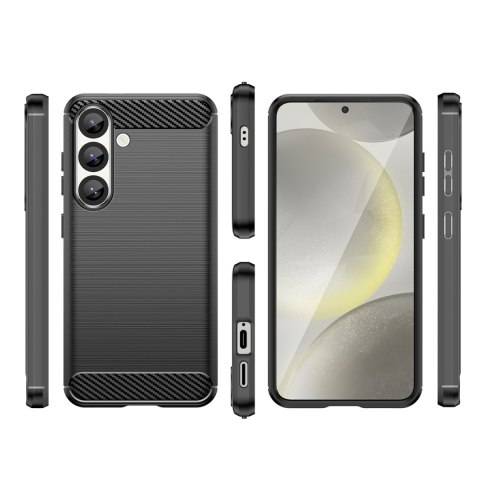 Etui elastyczne silikonowe na Nothing Phone 3a Carbon Case - czarne