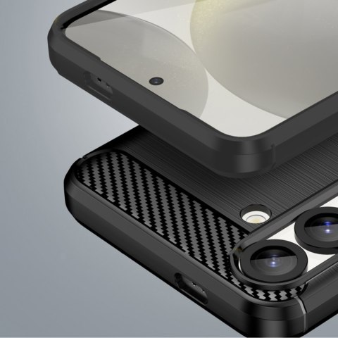 Etui elastyczne silikonowe na Nothing Phone 3a Carbon Case - czarne