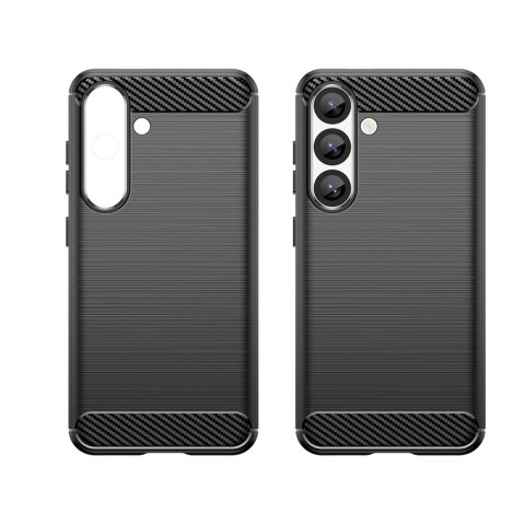 Etui elastyczne silikonowe na Xiaomi Poco M7 5G Carbon Case - czarne