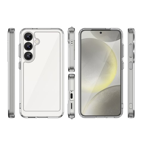 Etui z żelową ramką na Xiaomi Redmi Note 14 Pro+ 5G Outer Space Case - przezroczyste