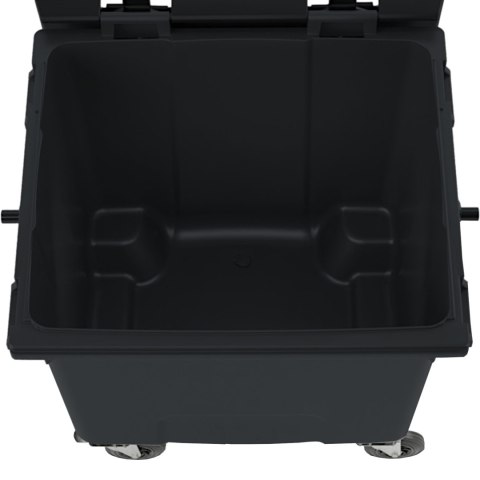 Kontener pojemnik na odpady śmieci komunalne PZH EN 840-2 DIN 1100L - czarny