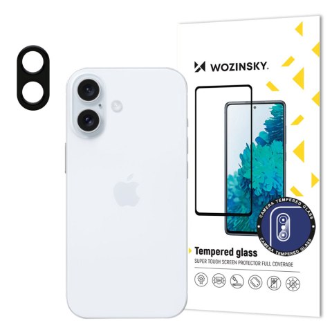 Szkło hartowane 9H na aparat iPhone 16 Plus Full Camera Glass WOZINSKY