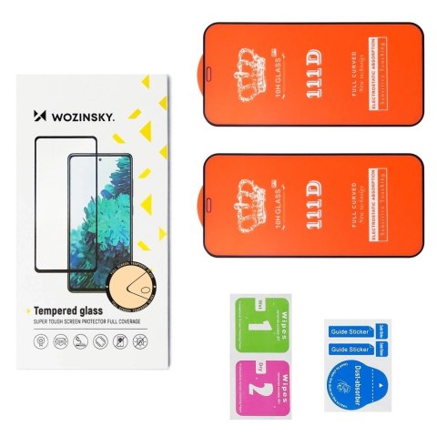 Szkło hartowane na Xiaomi Redmi Note 14 5G / Note 14 4G Full Glue Tempered Glass - 2 szt. WOZINSKY