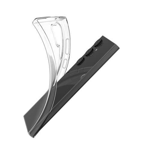 Etui cienki pokrowiec 0.5mm na Samsung Galaxy S23 Ultra - przezroczyste