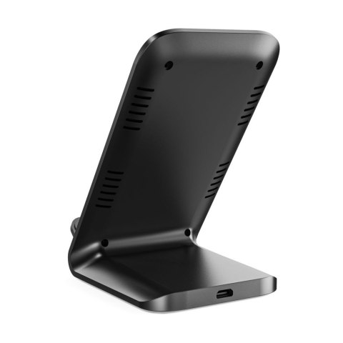 Ładowarka indukcyjna do smartfona w formie stojaka 15W - czarna Tech-Protect