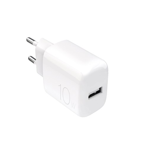 Ładowarka sieciowa USB-A PROLITE 10W - biała PURO