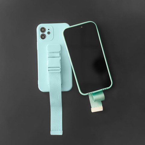Silikonowe etui ze smyczą paskiem do Xiaomi Poco M4 Pro 5G Rope Case - czarny HURTEL