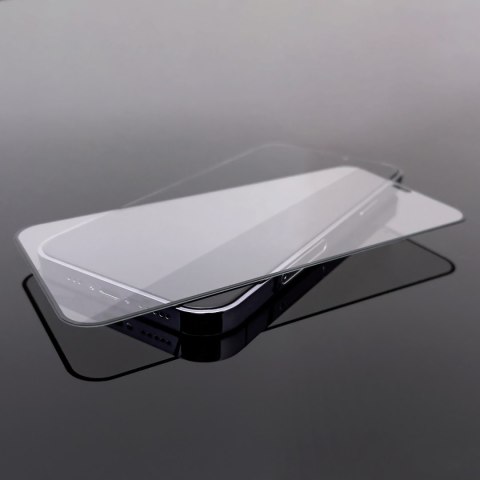 Szkło hartowane do Motorola Moto G200 5G 9H na cały ekran z czarną ramką Tempered Glass