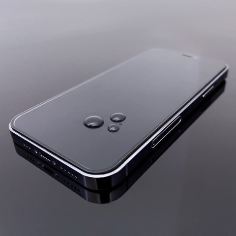 Szkło hartowane do iPhone 14 Plus / 13 Pro Max na cały ekran z ramką Case Friendly - czarny