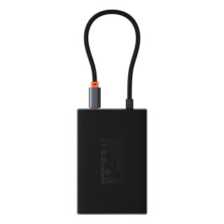 8w1 HUB adapter HDMI DisplayPort VGA USB-A USB-C - szary BASEUS
