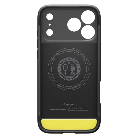 Etui ochronne case na iPhone 17 Pro Mat Rugged Armor Mag MagSafe - czarny mat