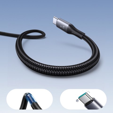 Kabel przewód USB-A - USB-C 3A 2m - czarny JOYROOM
