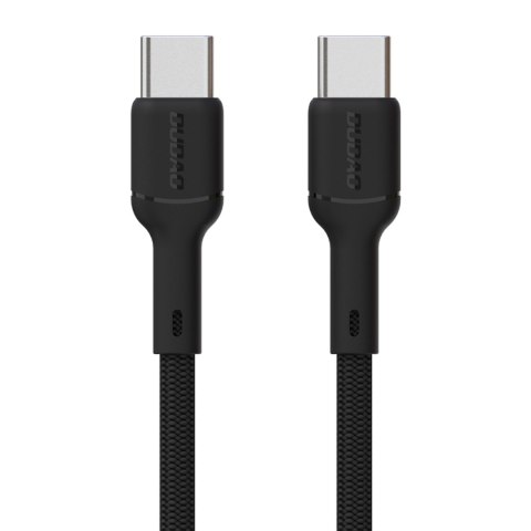 Kabel przewód USB-C 65W 1m - czarny DUDAO