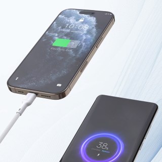 Kabel przewód USB-C PD 240W 2m - biały DUDAO