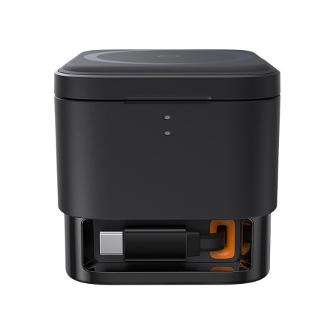 Ładowarka indukcyjna 3w1 do telefonu smartwatcha MagSafe 25W - czarna BASEUS