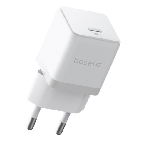 Ładowarka sieciowa Palm 1C 20W z kablem USB-C 60W 1m - biała BASEUS