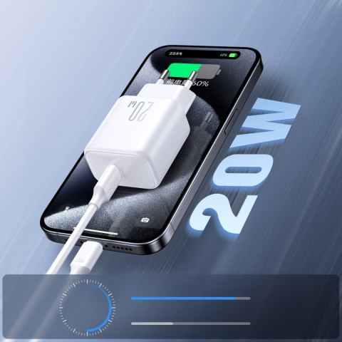 Ładowarka sieciowa USB-C PD QC 20W - biała JOYROOM