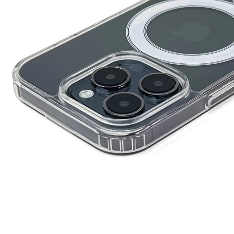 Etui case pokrowiec na iPhone 17 Pro Max Clear Corner Case MagSafe - przezroczyste HURTEL