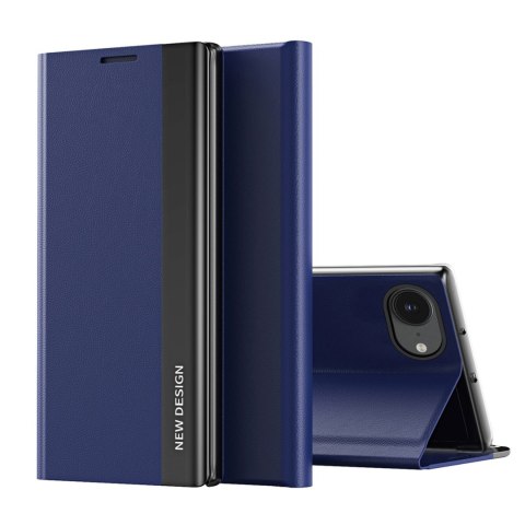 Etui z klapką podstawką na iPhone 16e Sleep Case Pro - niebieskie HURTEL