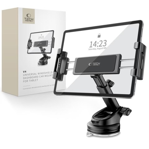 Uchwyt samochodowy V4 do tabletu 141-280 mm na kokpit - czarny Tech-Protect