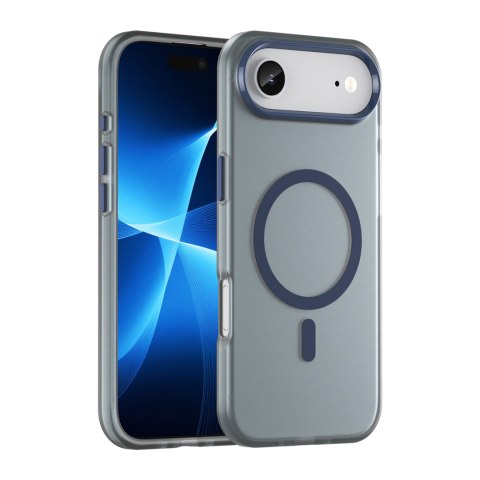 Etui case na iPhone 17 Air Magnetic Abrasive MagSafe - matowe niebieskie