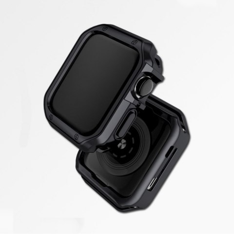 Etui na Apple Watch Series 7/8/9 41 mm Soft Strong Watch Case - czarne HURTEL