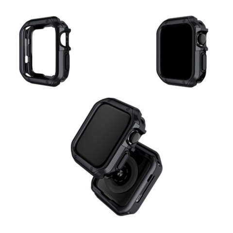 Etui na Apple Watch Series 7/8/9 41 mm Soft Strong Watch Case - czarne HURTEL