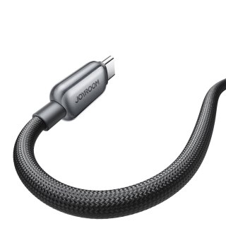 Kabel przewód w oplocie USB-C - iPhone Lightning 30W 1.2m - czarny JOYROOM