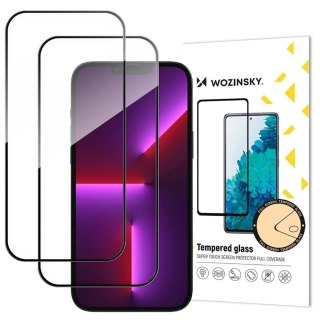 Szkło hartowane na iPhone 17 / 16 Pro Full Glue Tempered Glass - 2 szt. WOZINSKY