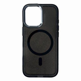 Etui brokatowe na iPhone 17 Pro Max MagSafe Glitter Case - czarne HURTEL