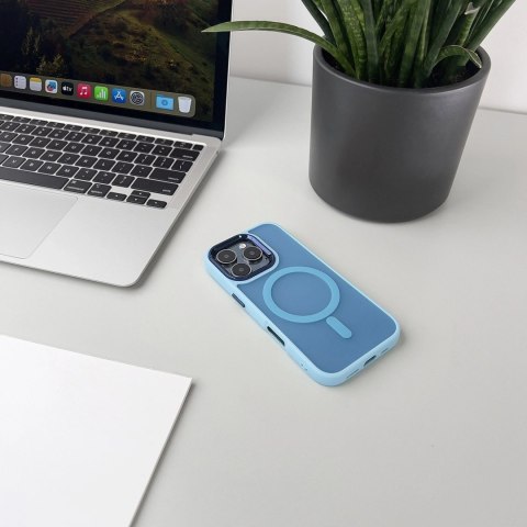 Etui ochronne plecki na Samsung Galaxy A36 5G MagSafe Fashion Case - niebieskie HURTEL