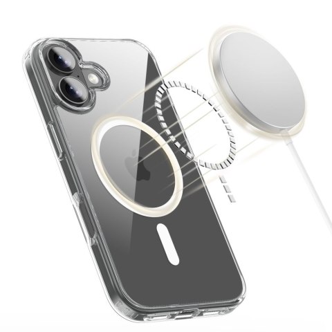 Etui pokrowiec case na iPhone 17 MagSafe FlexAir Hybrid - przezroczyste Tech-Protect