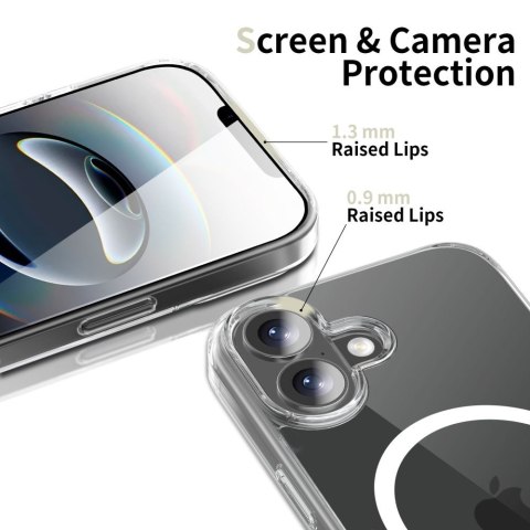 Etui pokrowiec case na iPhone 17 MagSafe FlexAir Hybrid - przezroczyste Tech-Protect
