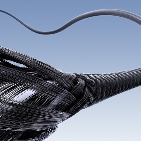 Kabel przewód S-A28 z oplotem USB-C 60W 2m - czarny JOYROOM