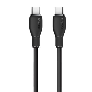 Kabel przewód USB-C Pudding Series 100W 1.2m - czarny BASEUS