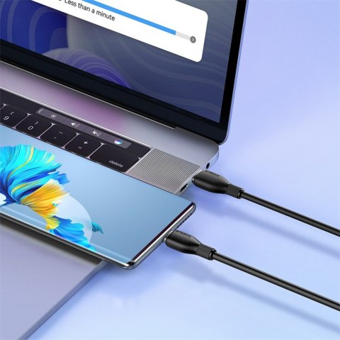 Kabel przewód USB-C Pudding Series 100W 1.2m - czarny BASEUS