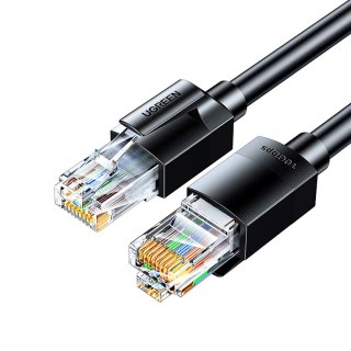 Kabel sieciowy Ethernet Cat 6 F/UTP RJ45 8m - czarny UGREEN