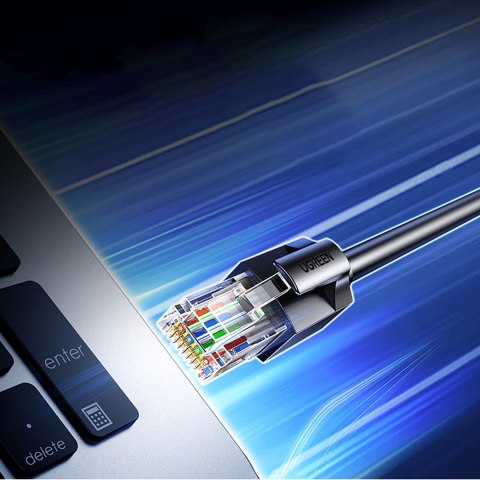 Kabel sieciowy Ethernet Cat 6A UTP RJ45 2m - czarny UGREEN