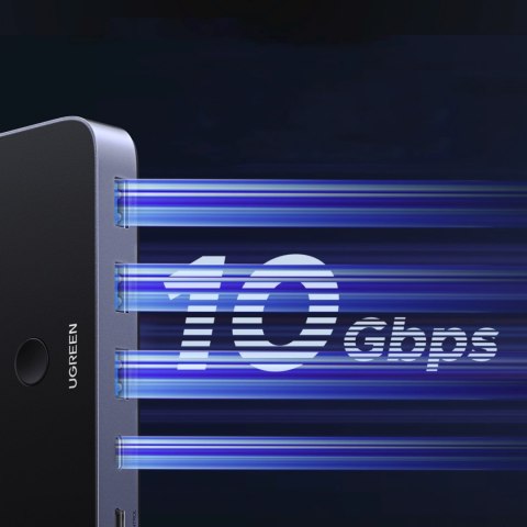 Przełącznik switch USB-C USB-A 10Gb/s - szary UGREEN
