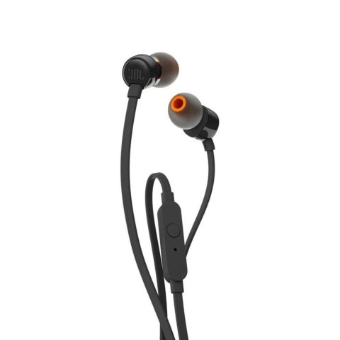 Słuchawki przewodowe douszne z pilotem JBL Tune 110 mini jack 3.5mm - czarne JBL